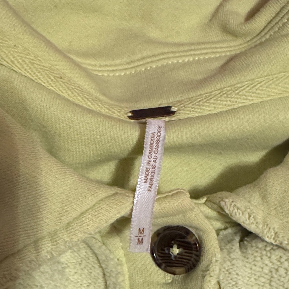 Ruby Reverse Fleece Jacket Yellow Green Size Medi… - image 6